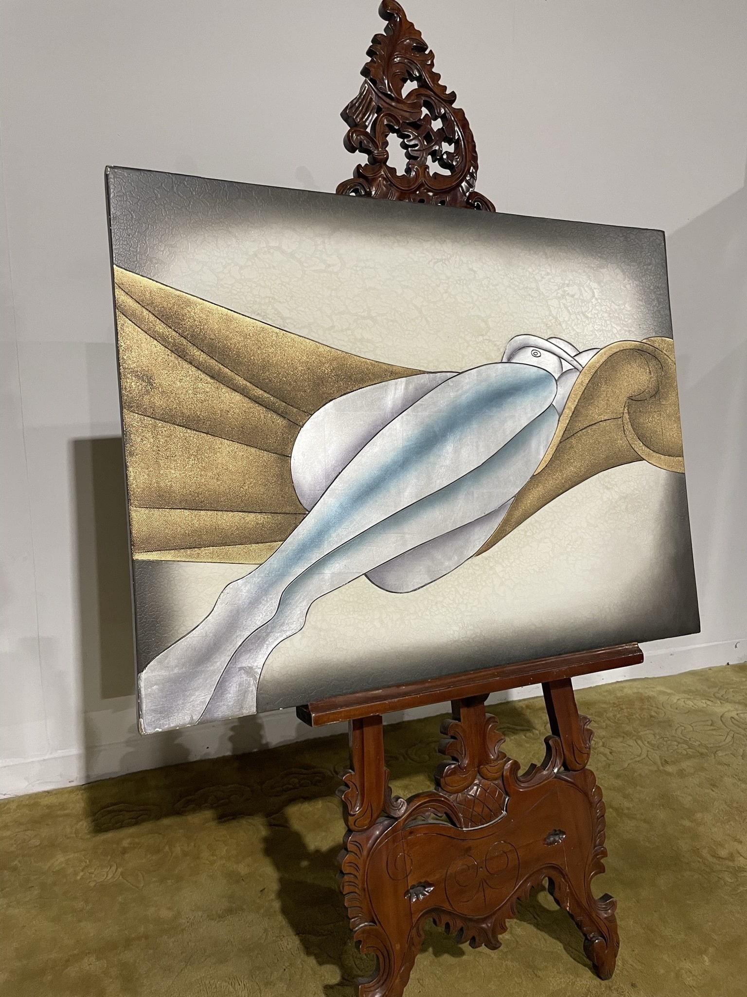 Contemporary Piece of Art On Board