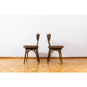 Set Of 6 Dining Chairs Model No. 124 By Helena, Jerzy Kurmanowicz, Poland, 1950s