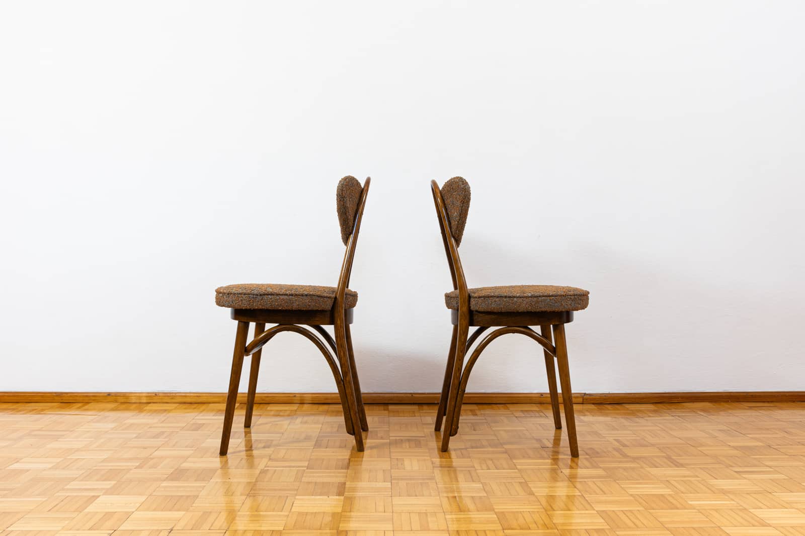 Set Of 6 Dining Chairs Model No. 124 By Helena, Jerzy Kurmanowicz, Poland, 1950s