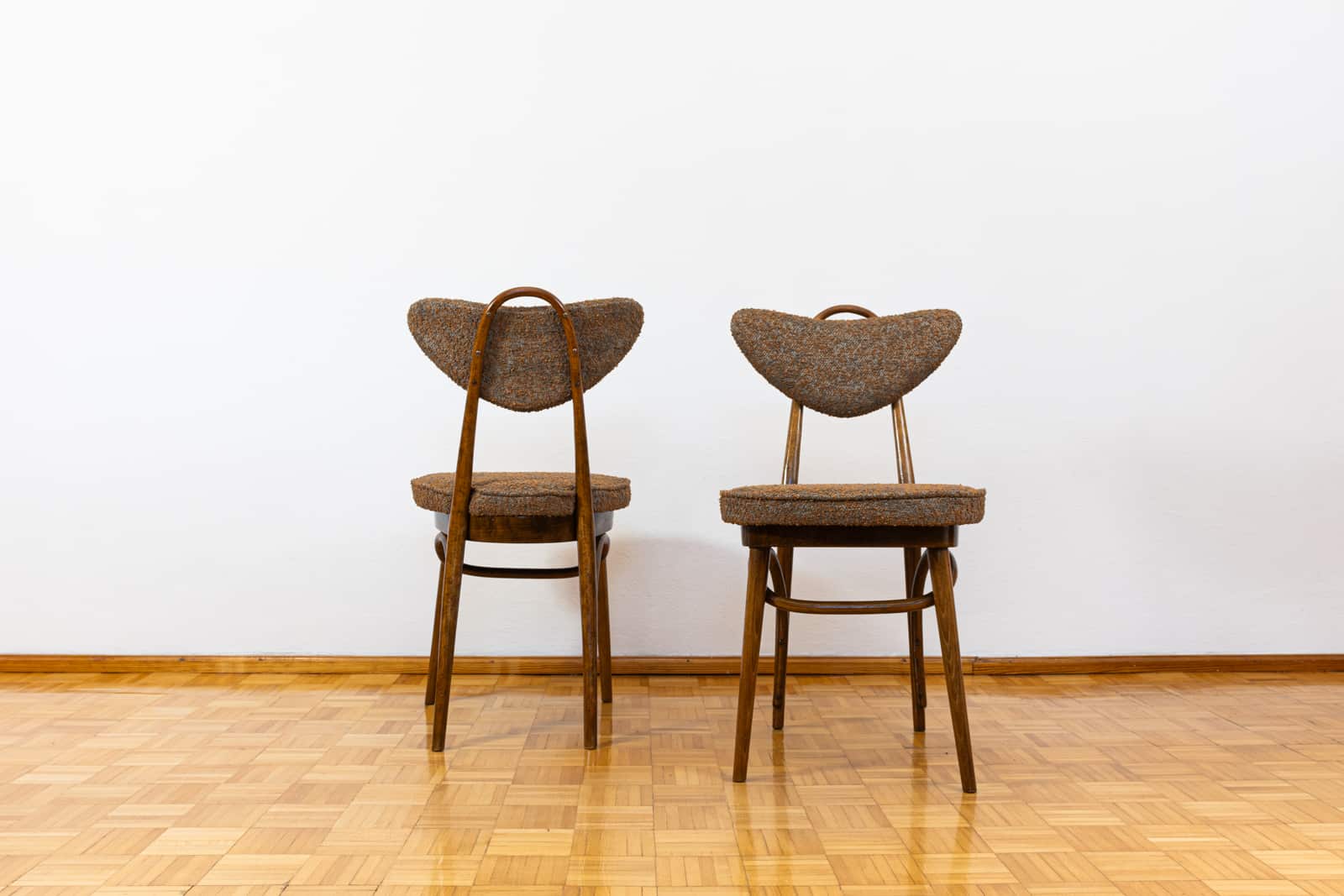 Set Of 6 Dining Chairs Model No. 124 By Helena, Jerzy Kurmanowicz, Poland, 1950s