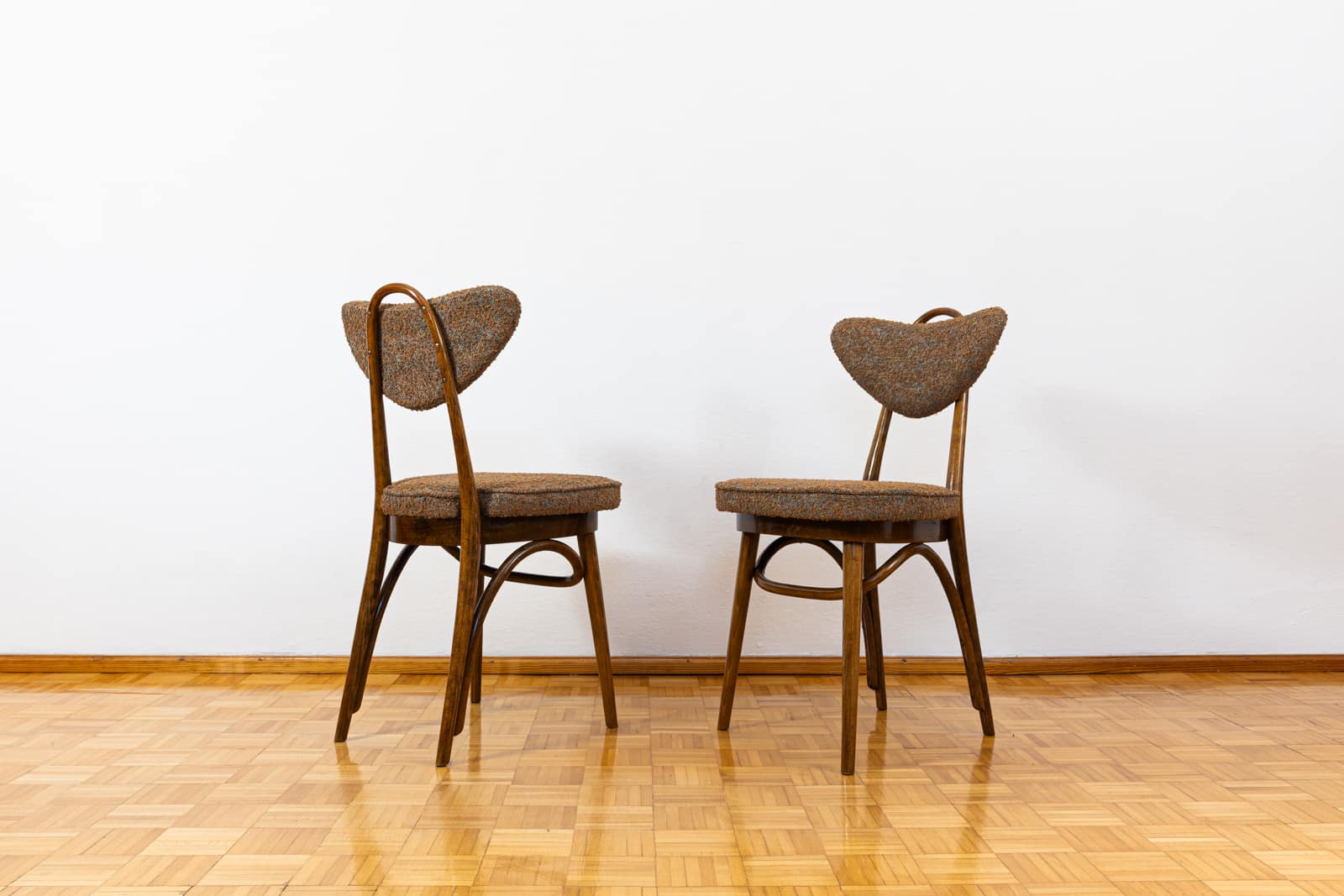 Set Of 6 Dining Chairs Model No. 124 By Helena, Jerzy Kurmanowicz, Poland, 1950s