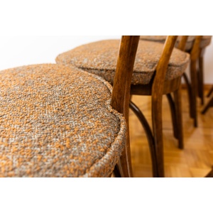 Set Of 6 Dining Chairs Model No. 124 By Helena, Jerzy Kurmanowicz, Poland, 1950s