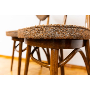 Set Of 6 Dining Chairs Model No. 124 By Helena, Jerzy Kurmanowicz, Poland, 1950s