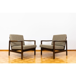 Pair of B-7522 armchairs by Zenon Bączyk, Poland, 1960’S