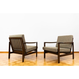 Pair of B-7522 armchairs by Zenon Bączyk, Poland, 1960’S
