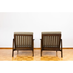 Pair of B-7522 armchairs by Zenon Bączyk, Poland, 1960’S