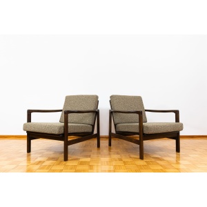 Pair of B-7522 armchairs by Zenon Bączyk, Poland, 1960’S