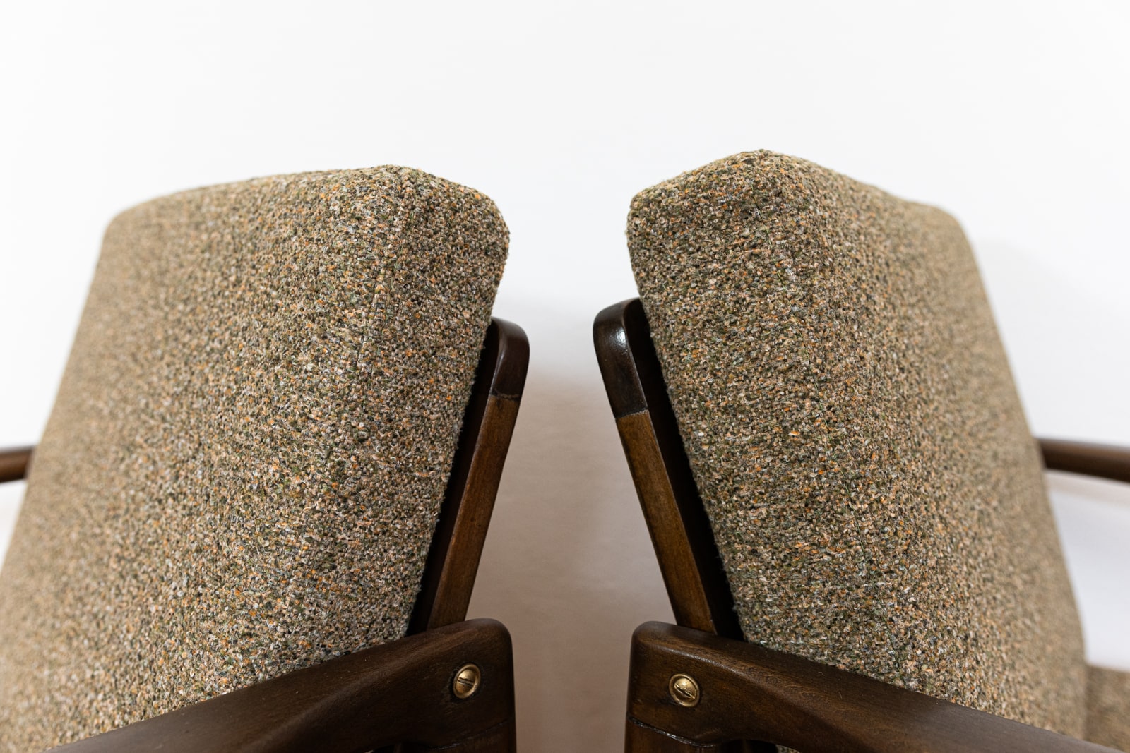 Pair of B-7522 armchairs by Zenon Bączyk, Poland, 1960’S