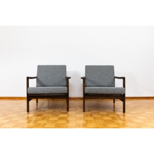 Pair of B-7522 armchairs by Zenon Bączyk, Poland, 1960’S