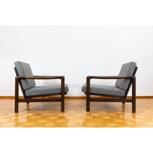Pair of B-7522 armchairs by Zenon Bączyk, Poland, 1960’S