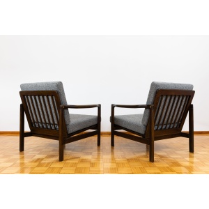 Pair of B-7522 armchairs by Zenon Bączyk, Poland, 1960’S