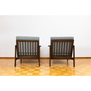 Pair of B-7522 armchairs by Zenon Bączyk, Poland, 1960’S