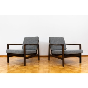 Pair of B-7522 armchairs by Zenon Bączyk, Poland, 1960’S