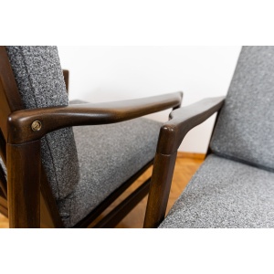 Pair of B-7522 armchairs by Zenon Bączyk, Poland, 1960’S