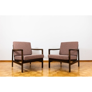Pair of B-7522 armchairs By Zenon Bączyk, Poland, 1960’S