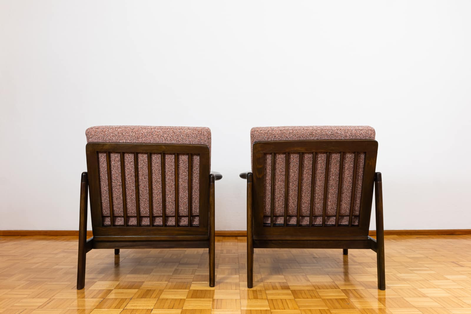 Pair of B-7522 armchairs By Zenon Bączyk, Poland, 1960’S