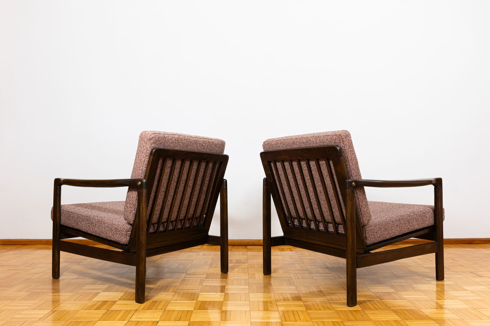 Pair of B-7522 armchairs By Zenon Bączyk, Poland, 1960’S