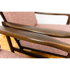 Pair of B-7522 armchairs By Zenon Bączyk, Poland, 1960’S