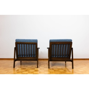 Pair of B-7522 armchairs by Zenon Bączyk, Poland, 1960’S