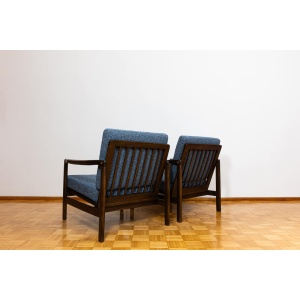 Pair of B-7522 armchairs by Zenon Bączyk, Poland, 1960’S