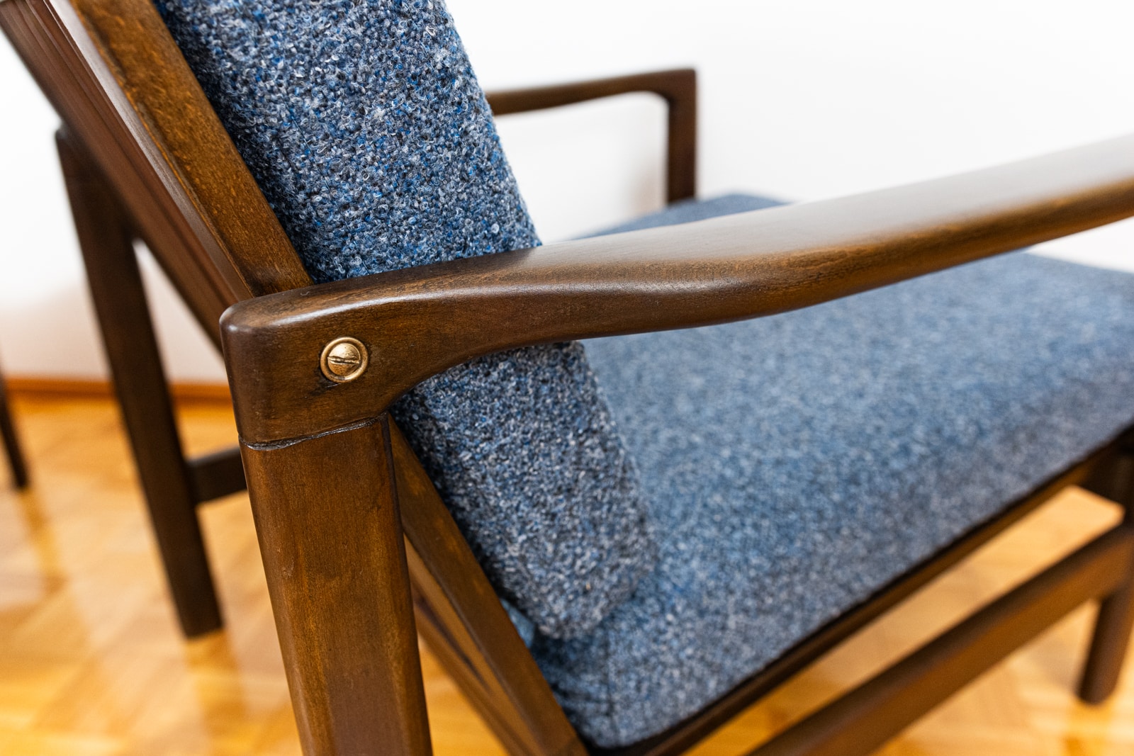 Pair of B-7522 armchairs by Zenon Bączyk, Poland, 1960’S