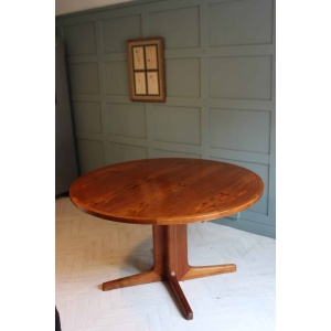 Midcentury Danish D Scan Teak Dining Table