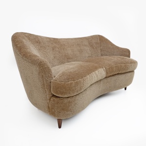 Attributed Gio Ponti Mid-century Modern Italian Sofa for Casa E Giardino, 1930s