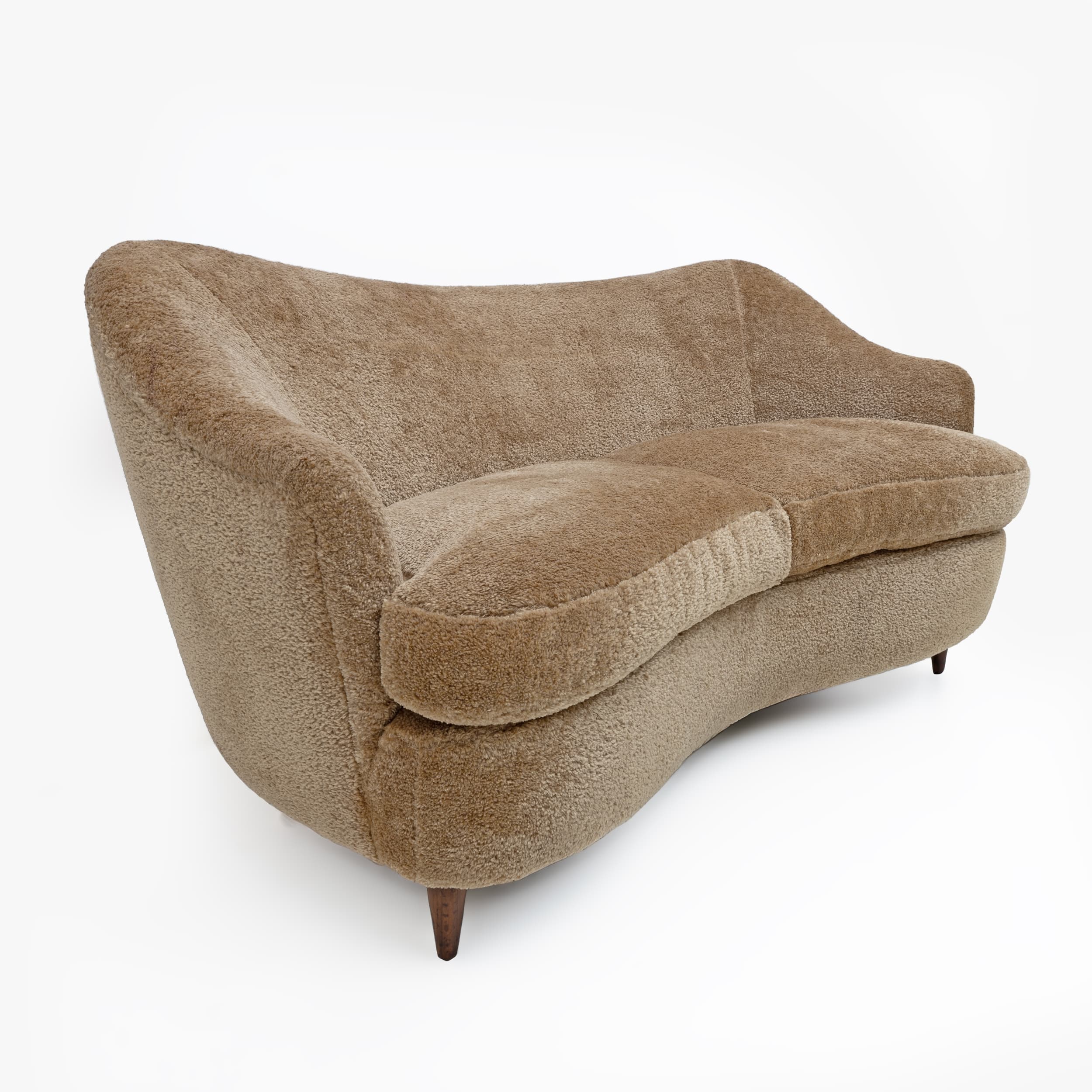 Attributed Gio Ponti Mid-century Modern Italian Sofa for Casa E Giardino, 1930s
