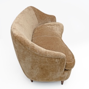 Attributed Gio Ponti Mid-century Modern Italian Sofa for Casa E Giardino, 1930s