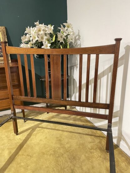 Edwardian Inlaid Bed Stead - Image 6