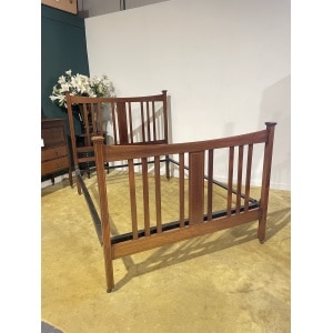 Edwardian Inlaid Bed Stead