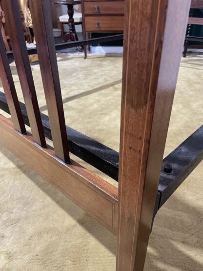 Edwardian Inlaid Bed Stead - Image 11