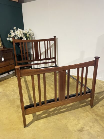 Edwardian Inlaid Bed Stead - Image 2