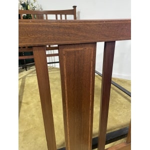 Edwardian Inlaid Bed Stead