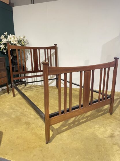 Edwardian Inlaid Bed Stead