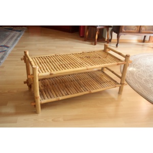 Plant stand made of bamboo, shoe shelf, Vintage