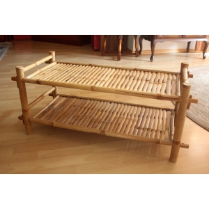 Plant stand made of bamboo, shoe shelf, Vintage