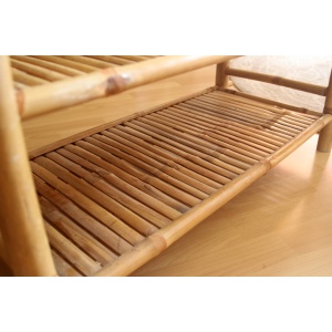 Plant stand made of bamboo, shoe shelf, Vintage