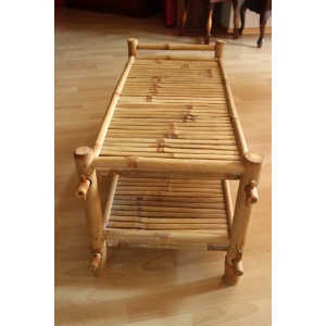 Plant stand made of bamboo, shoe shelf, Vintage