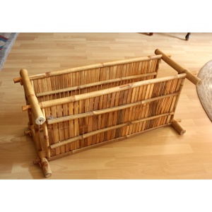Plant stand made of bamboo, shoe shelf, Vintage