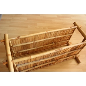 Plant stand made of bamboo, shoe shelf, Vintage