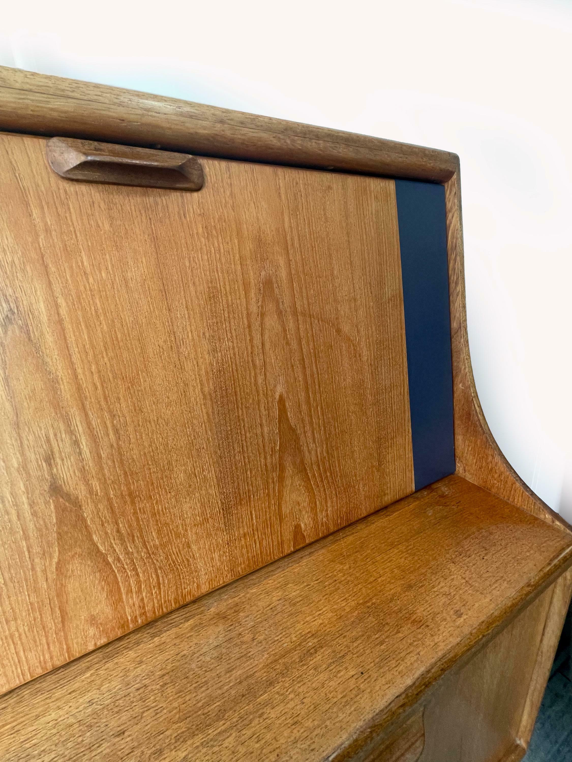 Mid Century Teak High Sideboard By John Herbert For A. Younger Ltd, 1960s, Sorage, Vintage Teak Kitchen/Dining Furniture