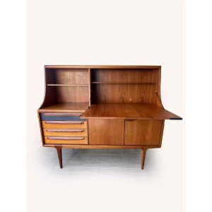Mid Century Teak High Sideboard By John Herbert For A. Younger Ltd, 1960s, Sorage, Vintage Teak Kitchen/Dining Furniture