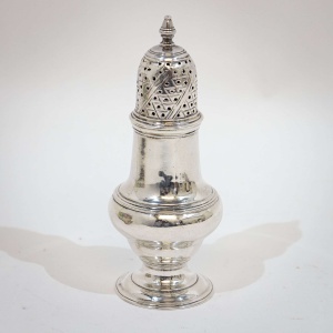 George III Silver Pepper Caster