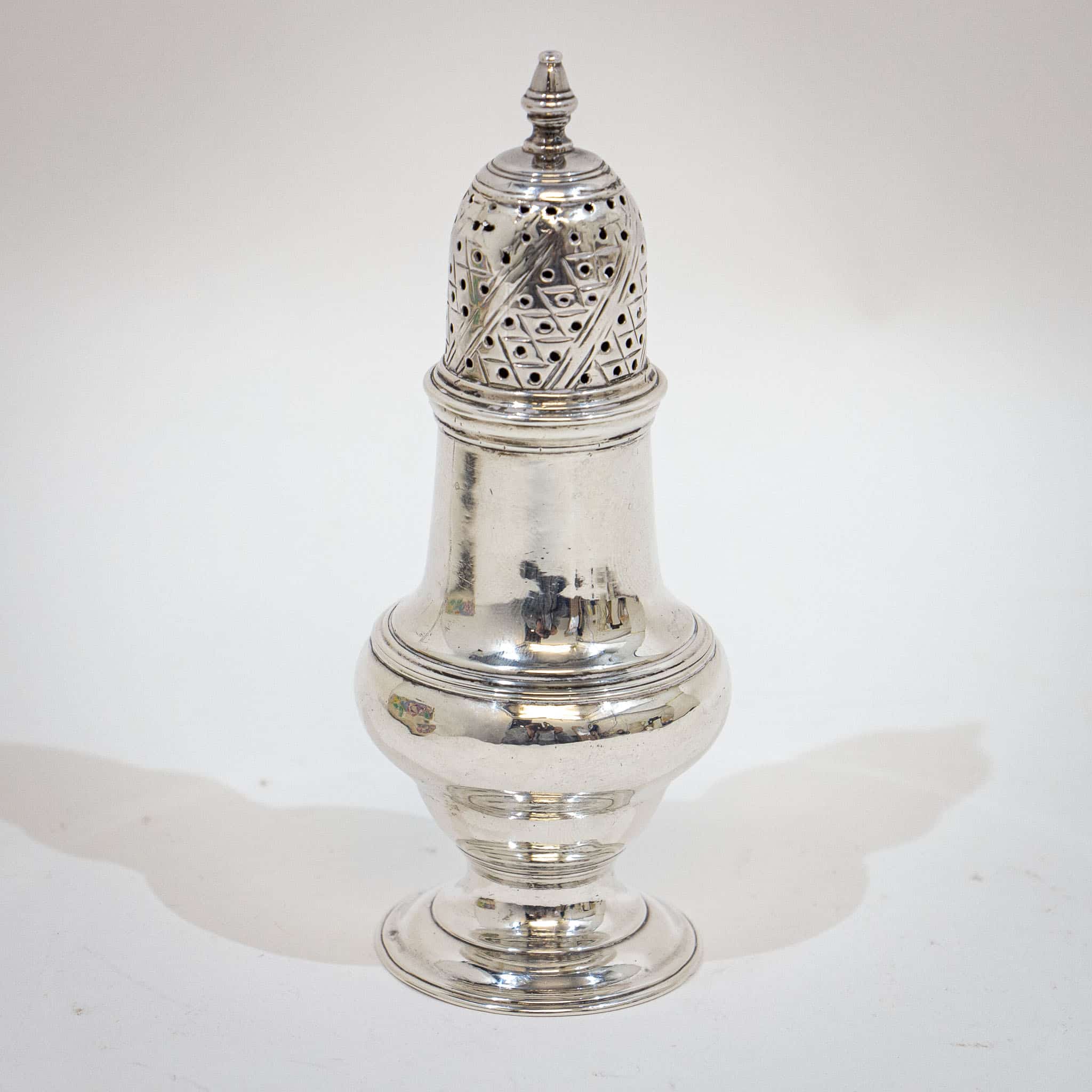 George III Silver Pepper Caster