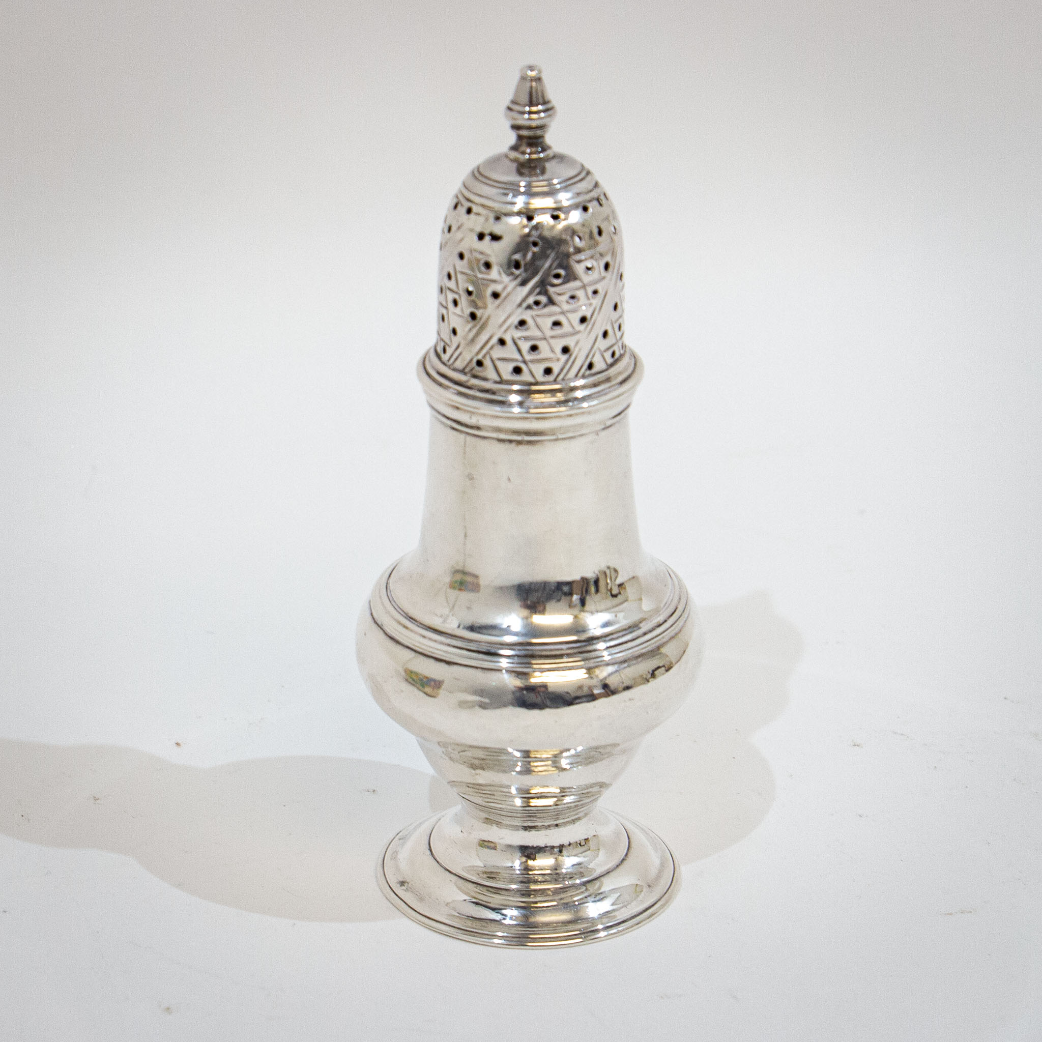 George III Silver Pepper Caster