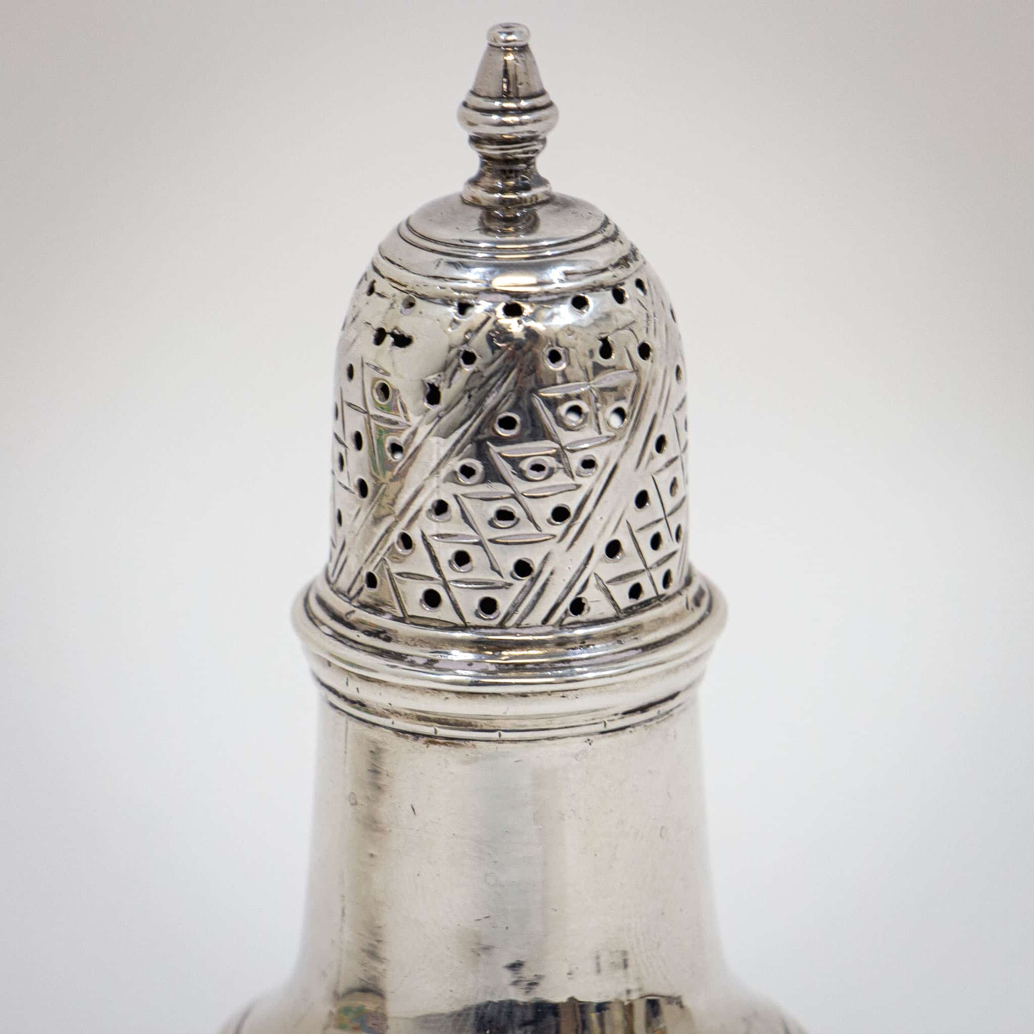 George III Silver Pepper Caster