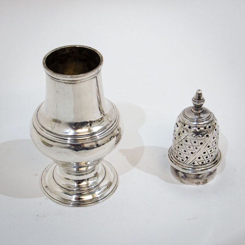 George III Silver Pepper Caster