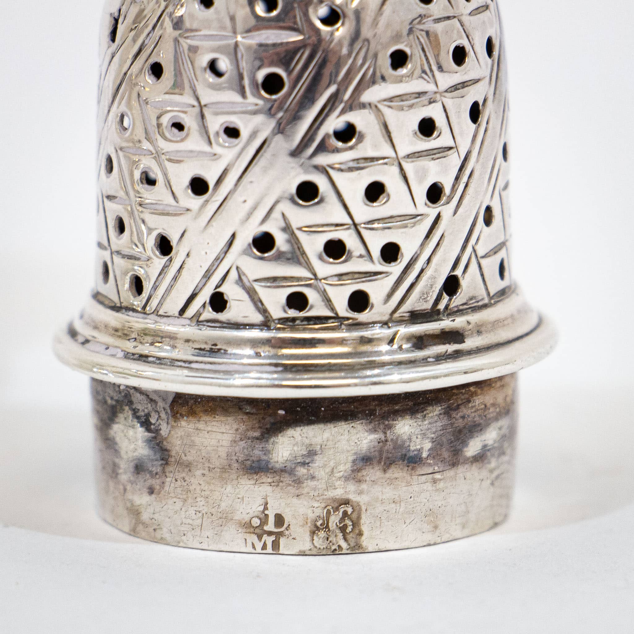George III Silver Pepper Caster