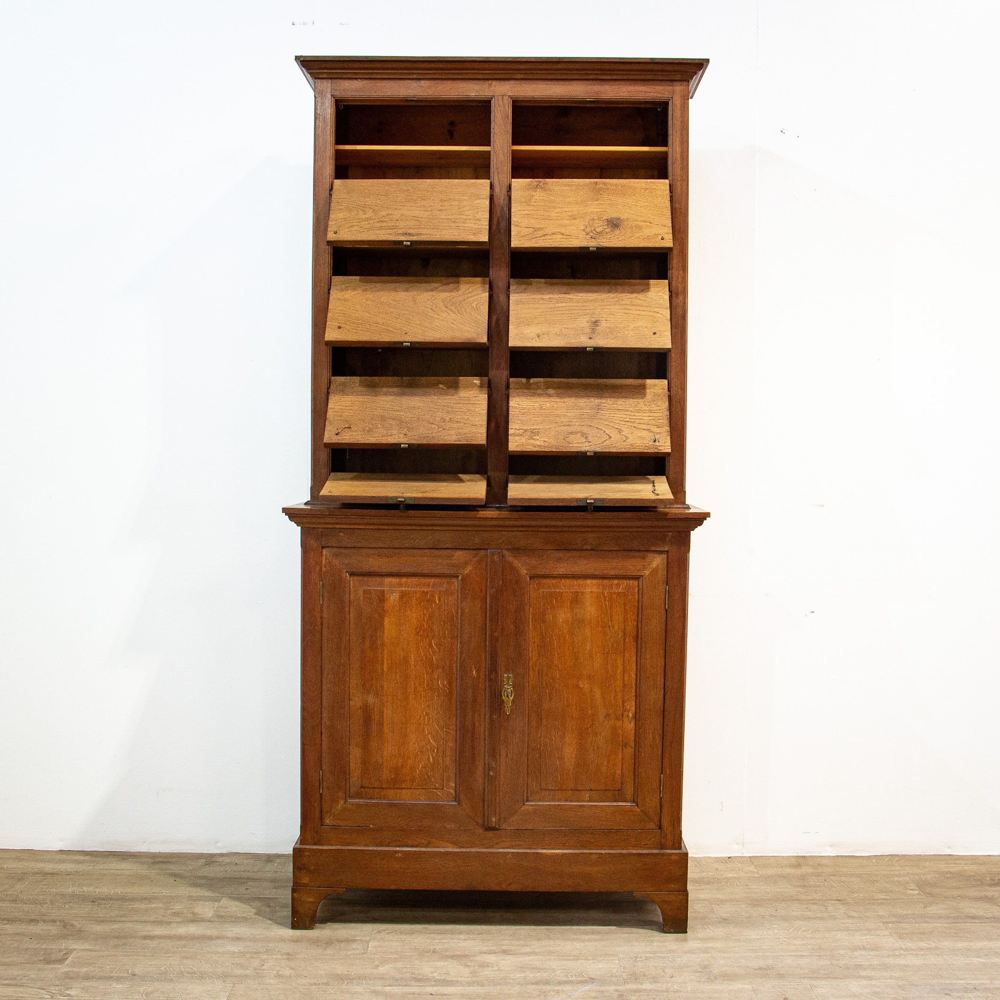 French Early 20th Century Ash Rent Cupboard